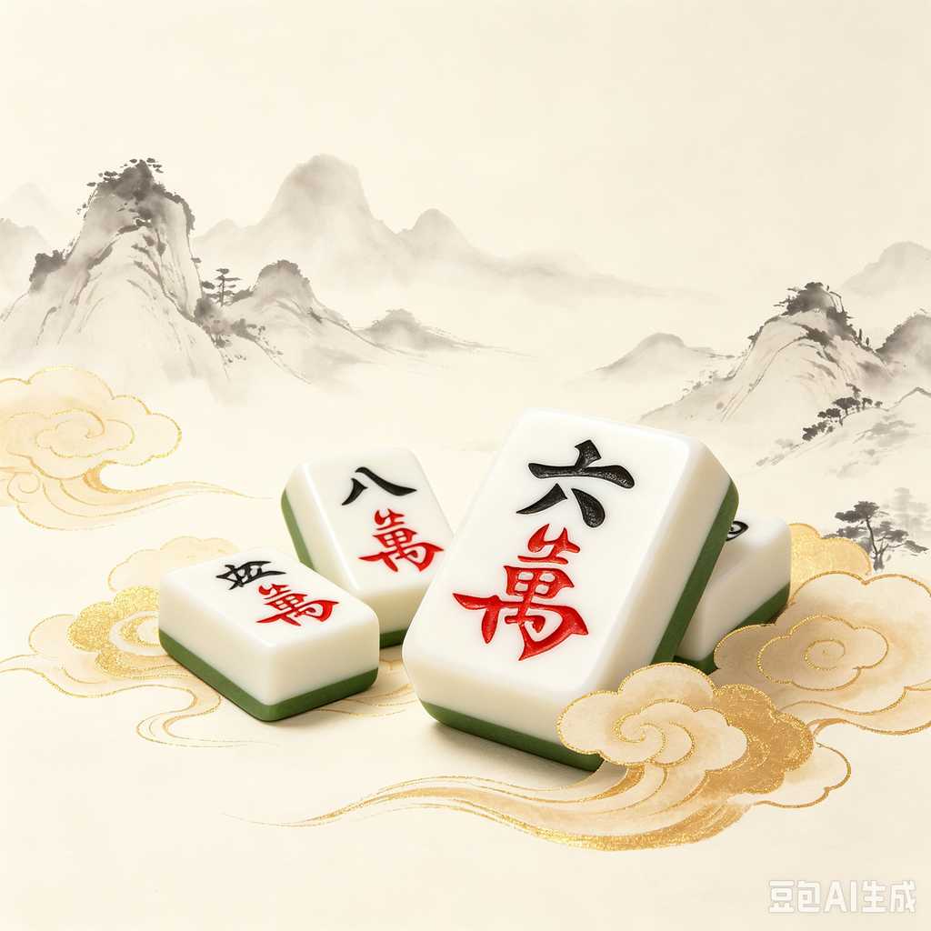 colored mahjong tile racks
